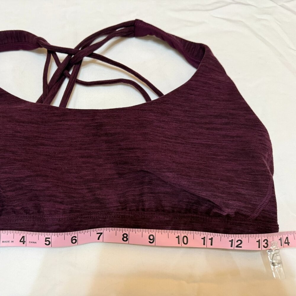 Victoria Secrets Sports Bra - Strappy Back Light Impact Sport in Burgundy Red